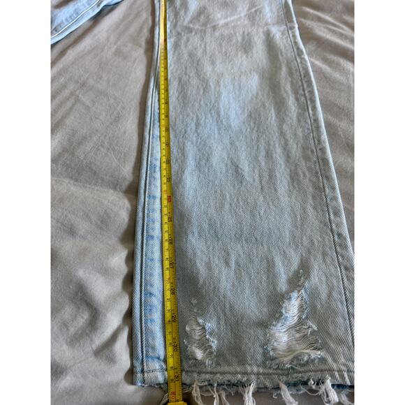 Revolve Pistola Cassie High Rise Straight Button Fly Jeans Malibu Vintage Sz 26 - Picture 7 of 14